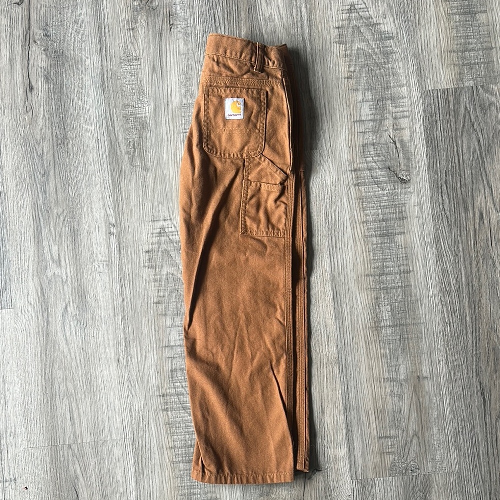 Boys Carhartt Brown Utility Pants